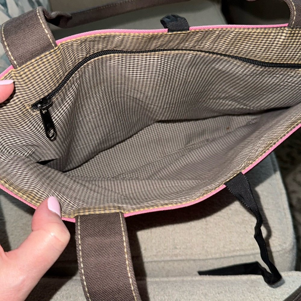 Kate Spade Pink and Brown Totes with Modern Design - Picture 6 of 10